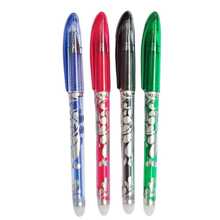 24/36/48 Stücke löschbarer Fineliner Set, 8 Farben, nachfüllbar, tragbarer Clip Schreibstift, ultra-feiner Spitze, runder Kunststoffkörper, Schnappverschluss, perfekt für Schule und Bürobedarf, Geschenke zur Einschulung