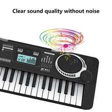 Piano digital de 37 teclas, piano musical de simulación