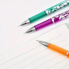 24/36/48 Stücke löschbarer Fineliner Set, 8 Farben, nachfüllbar, tragbarer Clip Schreibstift, ultra-feiner Spitze, runder Kunststoffkörper, Schnappverschluss, perfekt für Schule und Bürobedarf, Geschenke zur Einschulung