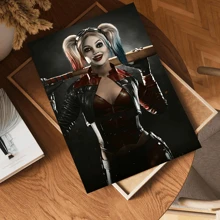 WB 1/15PCS HarleyS Cool Quinn Poster Waterproof Paper Sticker Coffee House Bar Aesthetic Art Wall Painting HD Quality Poster Wall Art Painting Study Nordic Home Decor House Bar Room Wall Decor Movie Figures Home Decoration Painting Wall Art Bedroom Cartoons Decor Wallpaper Wall Bedroom Decoration - Frameless