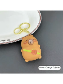 Random Color Bubble Blowing Squeezing Key Chain, Backpack Hanger, Couple Bag Accessory, Cute Piggy Hanger, Small Gift - Multicolor - View 9