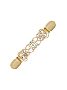 Yanxyad 1/3 Peças Grampos de Colarinho para Cardigã Vintage para Mulheres, Grampos Cinturadores de Cintura, Broches de Camisa Vestido, Padrão de Flor Prata, Dourado e Preto, Grampo de Xale de Cardigã - Grampo Cintor de Xale de Cintura para Roupas e Presentes