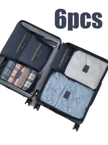 8 Piece Travel Organizer Set Includes: Toiletry Bag, Cosmetic Bag, Shoe Bag, Makeup Bag, Cosmetics Case, Clothing Organizer Bags, Perfume Box, Lingerie Bag, Luggage, Foldable Underwear/Sock Organizer, Garment Bags, Packing Cubes, Travel Accessories, Tote Bag, Tech Organizer, Waterproof Clothes Organizer, Shoes