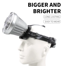 Linterna frontal para campamento al aire libre con batería incorporada, luz balanceada, reflector, luz blanca/amarilla, larga duración de la batería, luz brillante para pesca nocturna, campamento, supervivencia