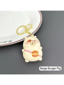 Random Color Bubble Blowing Squeezing Key Chain, Backpack Hanger, Couple Bag Accessory, Cute Piggy Hanger, Small Gift - Multicolor - View 8
