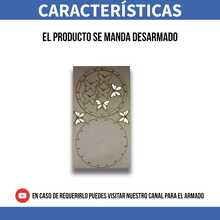 Tortillero armable Mariposa 12 Piezas Mdf Rockkings - Caqui - Ver 4