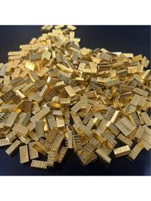 20/50/100/200 迷你金条 11x6mm - 风水招财摆件，家居办公幸运符，圣帕特里克节、复活节和斋月的完美礼物 - 彩色 - 查看 13