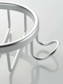 1pc Space Aluminum Kitchen Faucet Storage Rack, Kitchen Shelf, Bathroom Shower Head Rack, Easy Installation