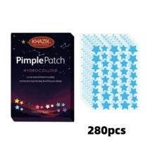 星形痘痘贴 适用于面部水胶体，1400 片，水胶体痤疮贴，可爱星形痘痘贴 - 彩色 - 查看 17