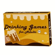 1pc Team Building Board Game Cards, Drinking Game Cards, Adult Leisure Party Cards, Romantic Dating Game Cards, Intimate Relationship Fun Game Cards - Yellow - View 2