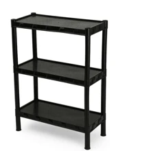 Kit 2 Prateleiras Estantes Modular Multiuso 3 Andares Organizadoras Lavanderia Quarto Cozinha