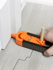 [Reliable Precision] Precision Woodworking Tool Set With Locking Mechanism - Adjustable Asymmetrical Curve & Contour Marking Ruler, Plastic/Metal, For Accurate DIY Projects, Woodworking Tools And Accessories - Multicolor - View 3