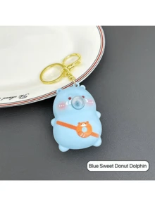 Random Color Bubble Blowing Squeezing Key Chain, Backpack Hanger, Couple Bag Accessory, Cute Piggy Hanger, Small Gift - Multicolor - View 6