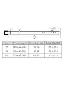 4 件装女士经典 PU 皮带纯色简约细腰带针扣牛仔裤加大腰带