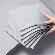paquete de 10 paños de limpieza de microfibra para alambres - Paños lavado reutilizables de doble cara para lavar platos, cubiertos y utensilios de cocina sin rayar