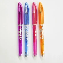 24/36/48 Stücke löschbarer Fineliner Set, 8 Farben, nachfüllbar, tragbarer Clip Schreibstift, ultra-feiner Spitze, runder Kunststoffkörper, Schnappverschluss, perfekt für Schule und Bürobedarf, Geschenke zur Einschulung