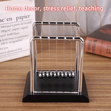 1 Pc Newton's Cradle Pendulum Ball, Large & Small Size, Creative Home Gift, Living Room Decor, Balanced Pendulum Desk Decoration
