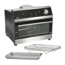 Hamilton Horno Tostador Ham.ilton Beach 31220, Con Freidor de Aire, Temporizador Digital, Apagado Automatico Negro - Tipo de Enchufe A USA (110-127V) - Ver 4