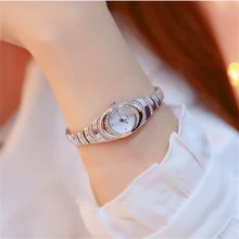 Women's Quartz Dress Watch With Crystal Diamond, Gold & Silver Tone Watch