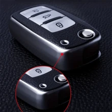 Hộp đựng chìa khóa cao cấp unisex hiệu POLO, dành cho Tiguan, Passat B5/B6/B7, Golf 6, Jetta MK6, Octavia. - Khóa da - Xem 9