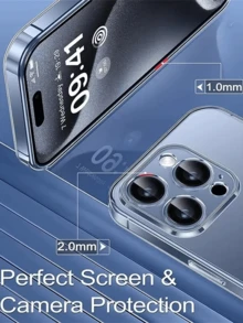 适用于 16、15、13、12、14、11 Pro Max、15、16 Plus、6、7、8、SE 的透明软壳手机壳，采用 TPU 透明硅胶材质，尤其适用于 16 Pro Max。 - 無色 - 查看 4