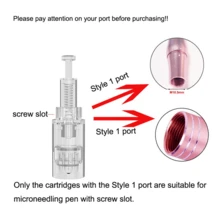 微针盒 12-42PINS 圆形纳米 3D、5D 纳米适用于 Dermapen 微针笔、电动微针 Derma 笔机械工具用于皮肤护理（螺旋式）、米诺地尔、Dermaroller、微针、美容、护肤产品、水疗、自我护理、护肤工具、面部护理、美容师用品、按摩、面部按摩工具、面部滚轮 - 無色 - 查看 4