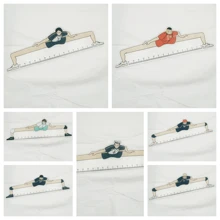 Sanrio 1pc Volleyball Juvenile Red Reed Beijing Governs Big Long Legs Sunward Xiangyang Ruler Animation Anime Solitary Claw Surrounding Sunward Xiangyang Big Long Legs Ruler New Volleyball Juvenile Big Long Legs Ruler Yuedao Firefly,Back To School