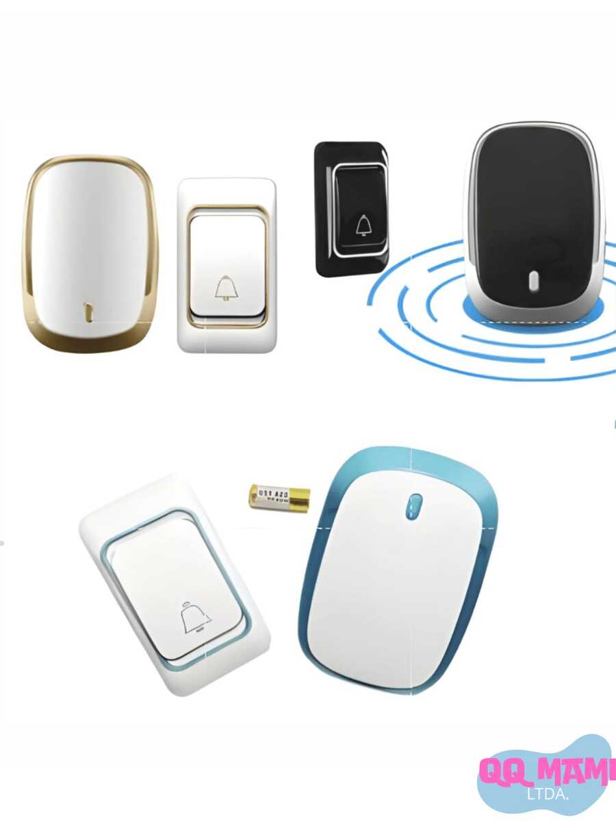 Wireless Doorbell For Seniors With Batteries - Large Capacity, Easy To Install, Immediate Shipping | Residential, Door, Seniors, Free Shipping - Girls Color - View 1