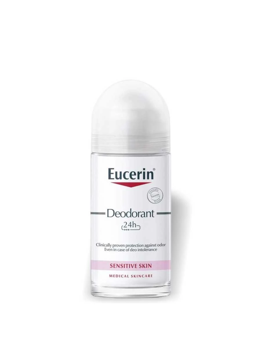 Eucerin Roll-On Deodorant Sensitive Skin 50ml - White - View 1