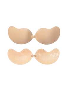 2Pcs Adhesive Bras: Silicone Adhesive Bras, Women's Invisible Bras, Strapless Bras For Backless And Strapless Dresses, No Nipple Cover Push Up Bras-(The Product Runs Small. It Is Recommended To Take The Next Size Up) - Multicolor - View 21