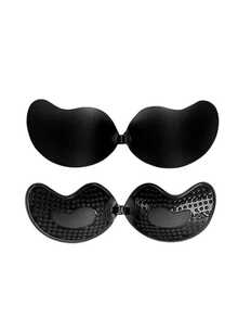2Pcs Adhesive Bras: Silicone Adhesive Bras, Women's Invisible Bras, Strapless Bras For Backless And Strapless Dresses, No Nipple Cover Push Up Bras-(The Product Runs Small. It Is Recommended To Take The Next Size Up) - Multicolor - View 27