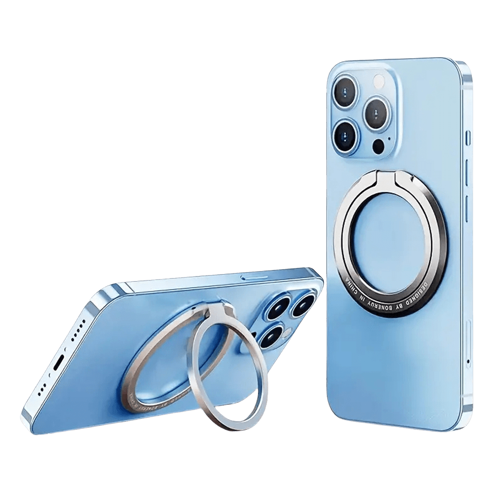 Universal Magnetic Mobile Phone Ring Holder Metal Round Desktop Ultra-Thin Portable Ring Buckle Mobile Phone Holder,Thin Adjustable Phone Stand With 1pc Magnetic Ring Holder, Desktop Stand Compatible With IPhone, Android Phone, Gift For Birthday, Family, Friends Finger Ring Holder, Phone Grip, Phone Accessories