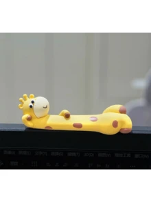 Nova peça decorativa de girafa fofa, decoração de mesa de escritório, enfeite de console central automotivo, presente - Multicolorido - Ver 7
