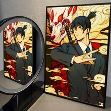 1/10 件动漫海报艺术咖啡馆酒吧房间墙壁装饰高清质量海报墙艺术画书房北欧家居装饰房子酒吧房间墙壁装饰电影人物家居装饰画墙壁艺术卧室卡通装饰壁纸墙壁卧室装饰 - 无框 - 彩色 - 查看 9