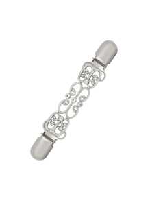 Yanxyad 1/3 Peças Grampos de Colarinho para Cardigã Vintage para Mulheres, Grampos Cinturadores de Cintura, Broches de Camisa Vestido, Padrão de Flor Prata, Dourado e Preto, Grampo de Xale de Cardigã - Grampo Cintor de Xale de Cintura para Roupas e Presentes