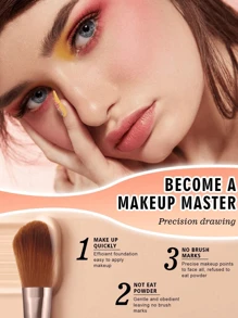 53-In-1 Makeup Tool Kit Including: 32pcs Makeup Brushes Set + 8pcs Makeup Sponges + 1pc Makeup/Wash Head Band + 2pcs Wash Wristband + 4pcs Powder Puffs + 1pc Makeup Remover Pads + 1pc Brush Cleaning Tray. Portable Makeup Tools, Suitable For Travel, Vacation, Parties. Must-Have For Summer Makeup
