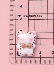 10/30pcs Random Assorted Cartoon Shiny Coffee Animal Resin DIY Accessories, Crafts, Phone Case, Cup, Hair Clips