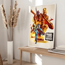 WB 1/10PCS SUICIDE SQUAD Classic Vintage Posters Decoration Painting Wall Art Kawaii Room Decor HD Quality Poster Wall Art Painting Study Nordic Home Decor House Bar Room Wall Decor Movie Figures Home Decoration Painting Wall Art Bedroom Cartoons Decor Wallpaper Wall Bedroom Decoration - Frameless