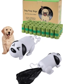 150pcs Pet Waste Bags, Interesting Dog Poop Bag Dispenser, Essential Pet Cleaning Supplies For Outdoor Activities, Parks And Walks - Multicolor - View 13