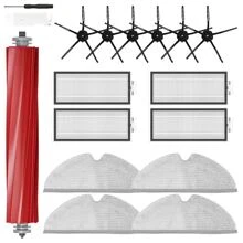 Ersatzteile kompatibel mit Roborock Q7, Q7+, Q7 Max, Q7 Max+ Saugroboter, Zubehör wie abnehmbare Bürste/Hauptbürste/Rollerbürste, Seitenbürste, HEPA-Filter, Wischtuch/Wischfaser