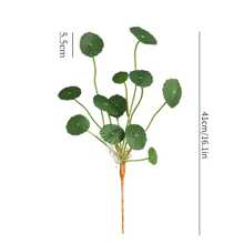 1/2/3件装人造绿色植物枝叶，适用于DIY花墙、场景装饰、客厅/卧室花瓶插花、婚礼、派对、家居装饰、桌面摆件。秋冬季仿真树叶，家居装饰、桌面装饰、农舍风格装饰，抗紫外线人造花，适用于悬挂式花园、门廊、窗台、花盆和户外装饰。 - 綠色 - 查看 2