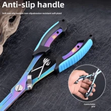 NYAYEO Premium Fishing Pliers & Gripper Set - Durable Stainless Steel Hook Remover & Line Cutter With Razor-Sharp Edge - The Ultimate All-In-One Fishing Tool Kit - Multicolor - View 10