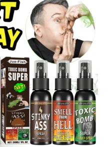 1 Bottle Fart Spray Prank Toy, Stinky Smell For Entertainment - Poop Smell (boxed) - View 3