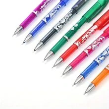 24/36/48 Stücke löschbarer Fineliner Set, 8 Farben, nachfüllbar, tragbarer Clip Schreibstift, ultra-feiner Spitze, runder Kunststoffkörper, Schnappverschluss, perfekt für Schule und Bürobedarf, Geschenke zur Einschulung