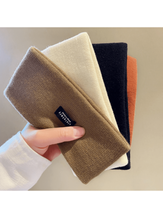 4 قطع شريط رأس مطاطي مضفر واسع، أربطة شعر رياضية عادية للخريف والشتاء، عمامة شريط رأس للسقوط، إكسسوارات شعر للنساء للإجازات، وشاح أنيق للنساء، باندانا ناعمة للرأس