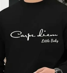 Men Hoodie Co-Ords - Black - View 4