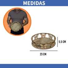 Tortillero armable Mariposa 12 Piezas Mdf Rockkings - Caqui - Ver 2