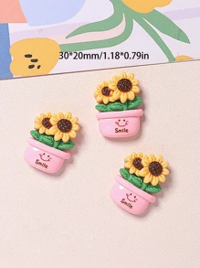 10/30 pièces Artisanat de résine DIY mélangé au hasard, 7 styles d'accessoires de résine crème pour pinces à cheveux, coques de téléphone, décoration de chaussures