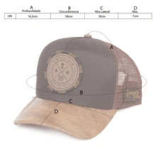 Men's Street Baseball Cap - Black Leather - View 8