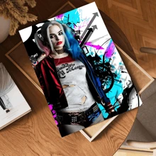 WB 1/15PCS HarleyS Cool Quinn Poster Waterproof Paper Sticker Coffee House Bar Aesthetic Art Wall Painting HD Quality Poster Wall Art Painting Study Nordic Home Decor House Bar Room Wall Decor Movie Figures Home Decoration Painting Wall Art Bedroom Cartoons Decor Wallpaper Wall Bedroom Decoration - Frameless